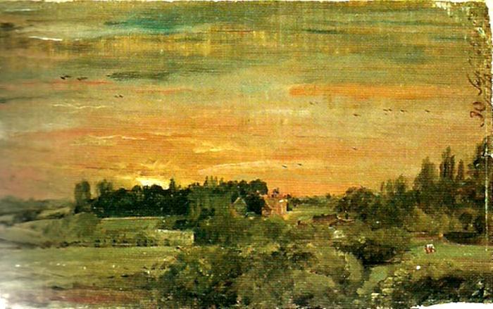 John Constable east bergholt rectory Norge oil painting art